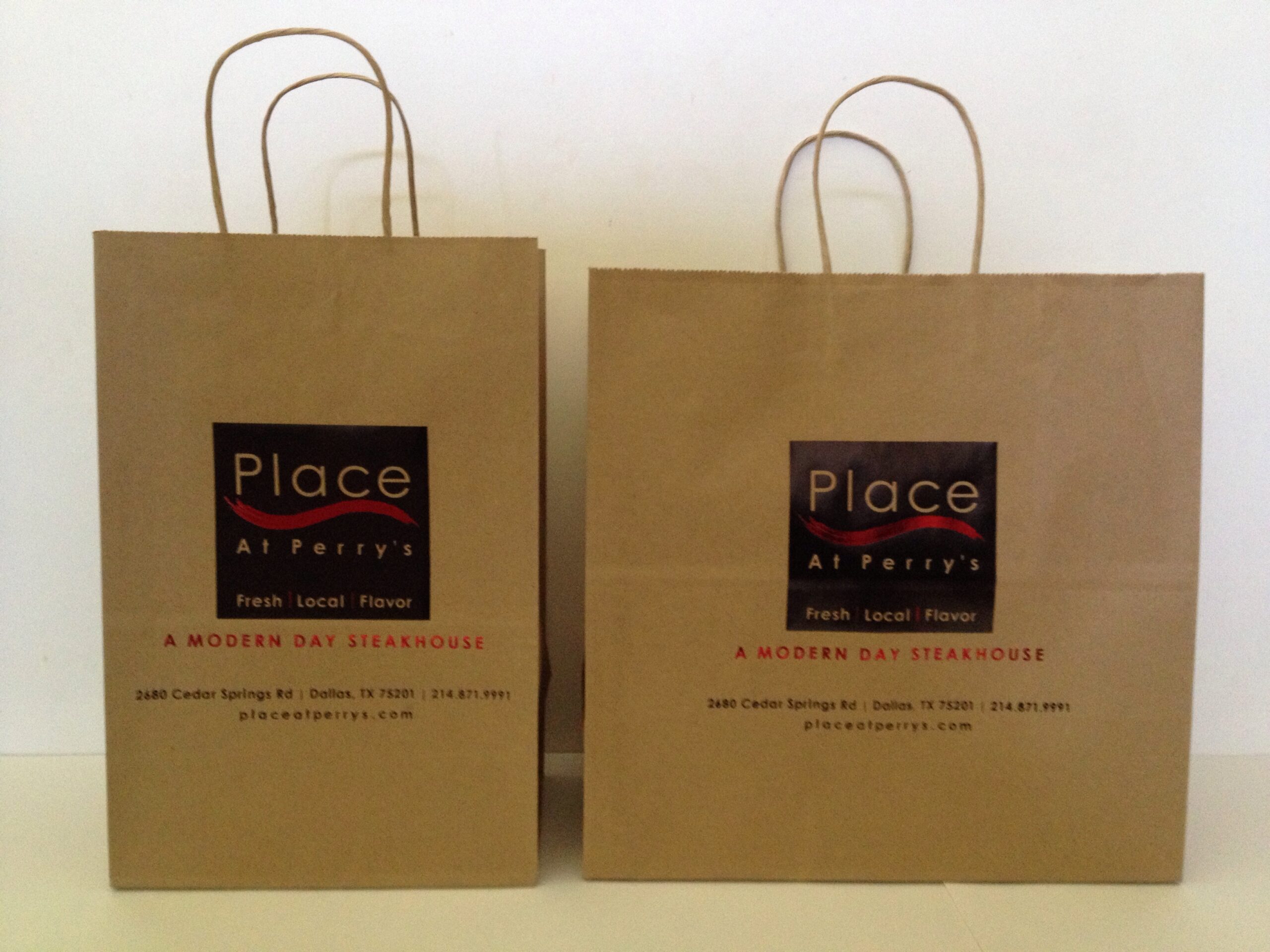 Place at Perry's - hot stamped Black/Red