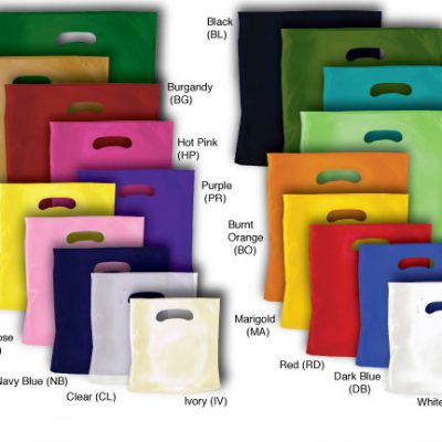 Super Gloss Bags w/die cut handle