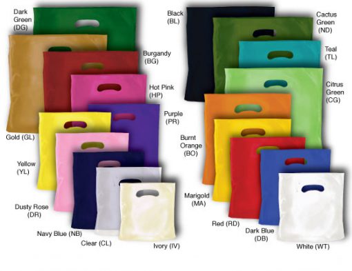 Super Gloss Bags w/die cut handle