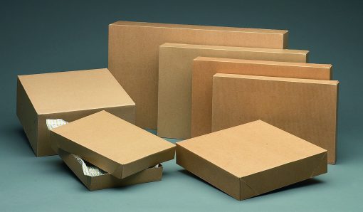 Natural Kraft and White Gloss Apparel Boxes-139