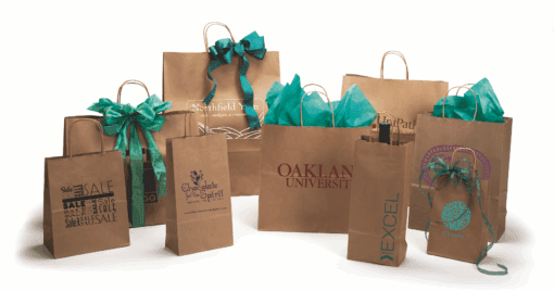 Paper Shopping Bags Natural Kraft