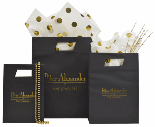 Die Cut Handle Bag - Black