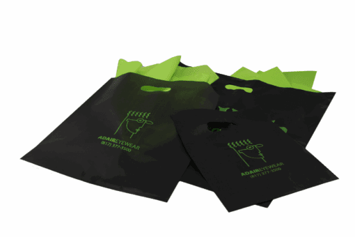Frosted Colored Die-Cut Merchandise Bags - Image 3